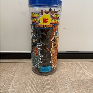 Army Men vs Cave Men Battle Figures